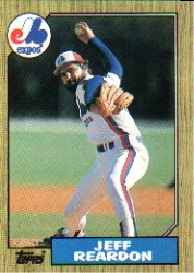 1987 Topps Baseball Cards      165     Jeff Reardon